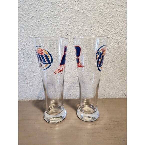 Nascar Rusty Wallace 2 Miller Lite Collectible Beer Glass Pilsner 16 Oz Two - Picture 2 of 6
